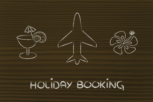 travel industry: holiday planning and booking - Valokuva, kuva