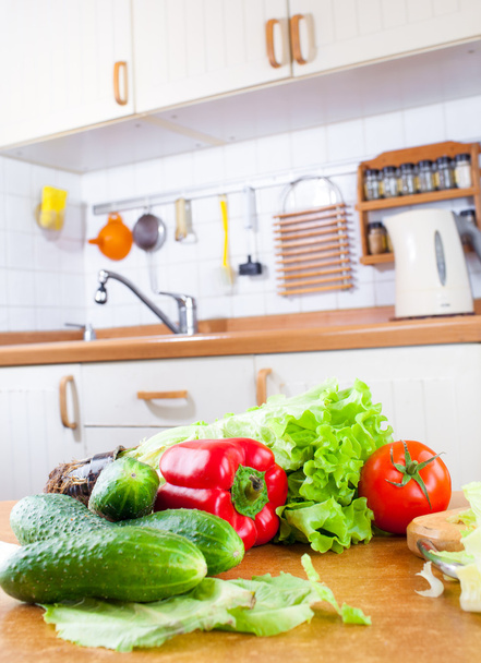 Vegetables on the kitchen - Foto, Imagem