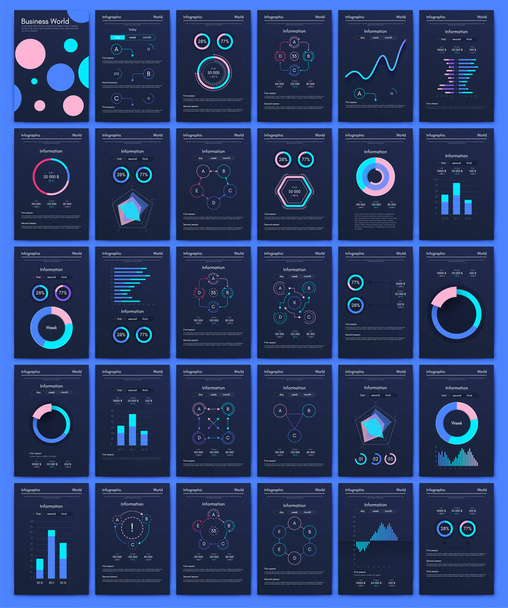 Vector graphics infographics with mobile phone. Template for creating mobile applications, workflow layout, diagram, banner, web design, business reports - Vettoriali, immagini