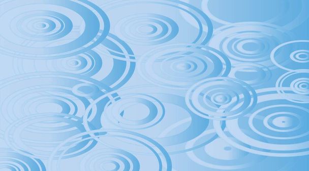 abstract blue background with circles - Photo, Image