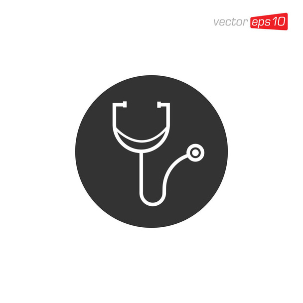 стетоскоп Вектор медичного дизайну ікони - Фото, зображення