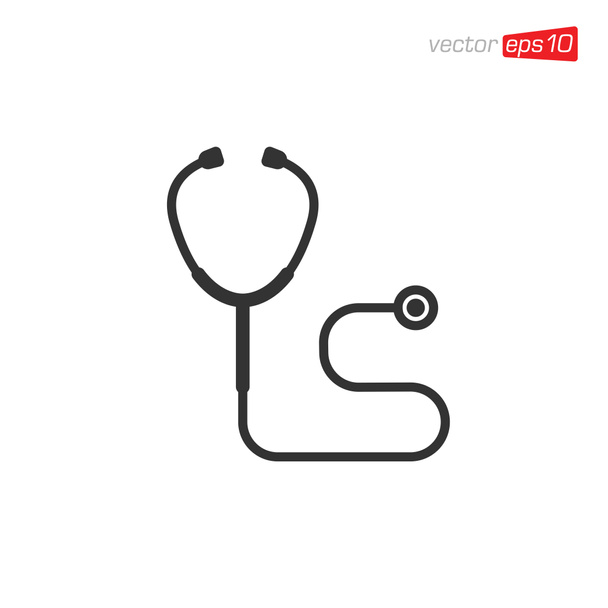 Stethoscope Orvosi ikon design vektor - Fotó, kép
