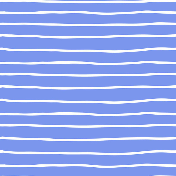 Nahtloses königsblaues abstraktes geometrisches Muster mit weißen Linien auf blauem Hintergrund - Foto, Bild