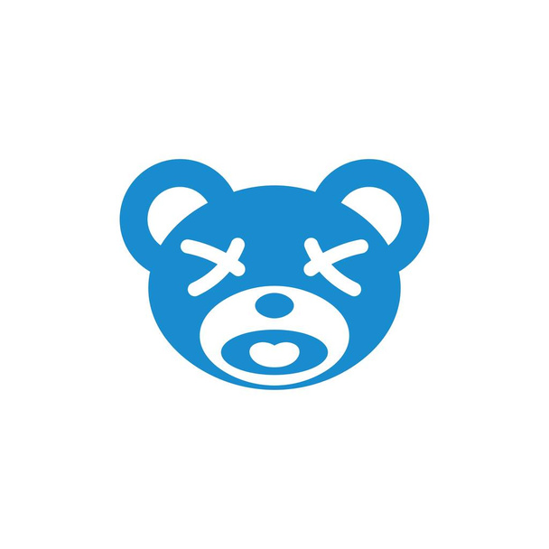 ведмідь мертвої голови логотип ведмедя
 - Вектор, зображення