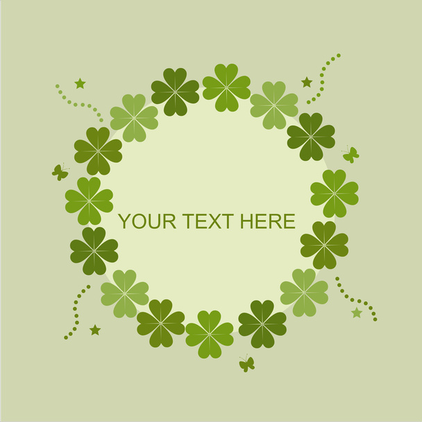 Cute st. patrick's day card - Vector, Imagen
