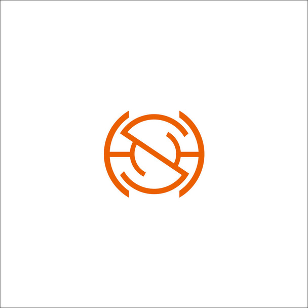 SN SH Logo Design Vetor moderno - Vetor, Imagem