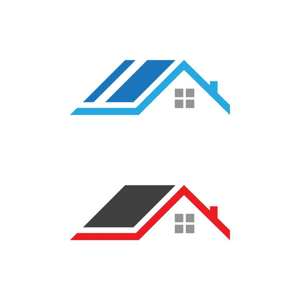 Immobilien, Immobilien und Bau Logo-Design - Vektor, Bild