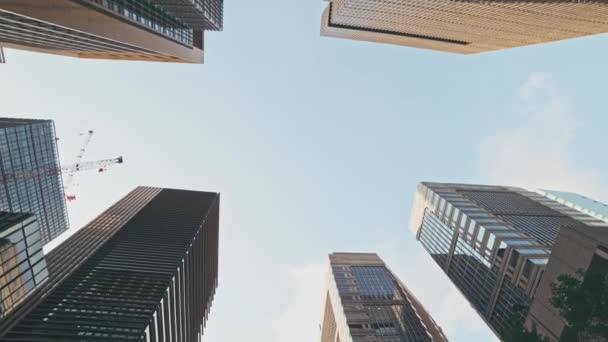 alacsony látószögű kilátás Tokió város, Japán   - Felvétel, videó