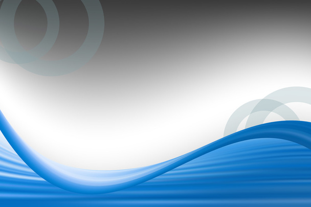 Kék hullám mint szürke háttér. Absztrakt illusztráció - Fotó, kép