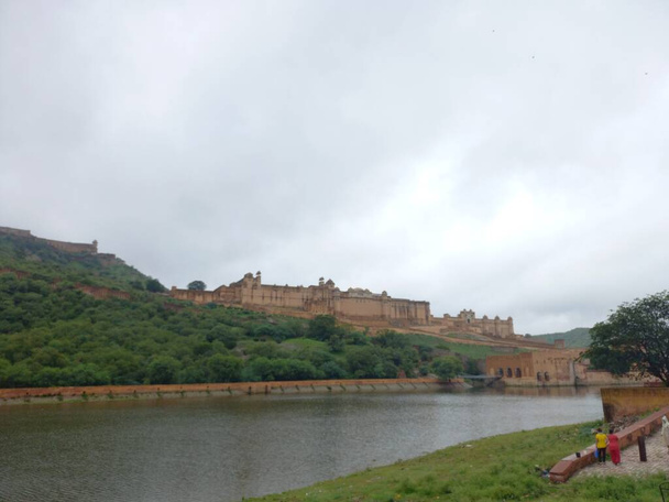 amer fort liegt in jaipur, rajasthan, indien - Foto, Bild