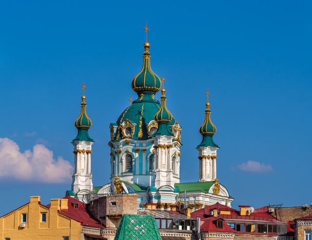 Купол Андреевской церкви - Киев, Украина
 - Фото, изображение