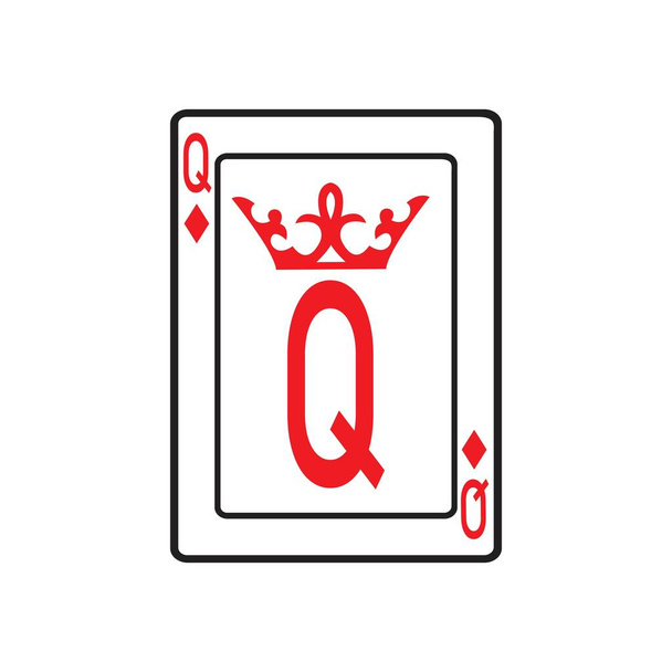 casino card icon template vector illustration design - Vector, Image