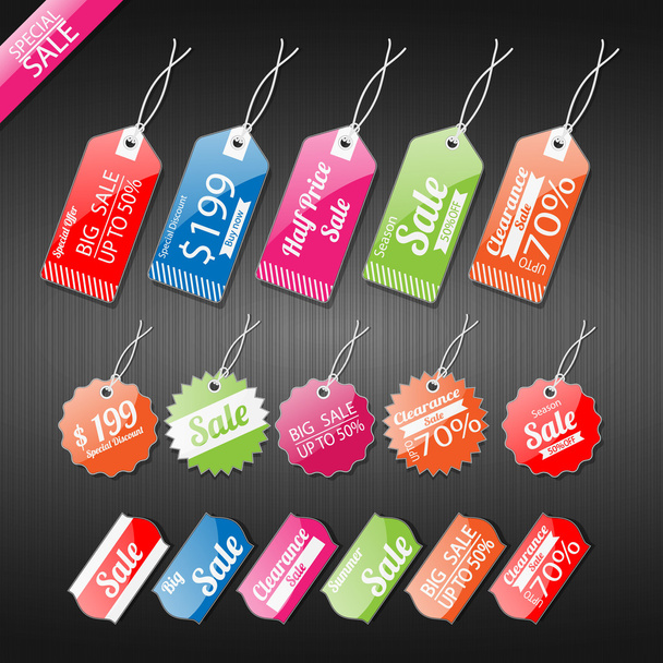 Tag for sale - Vector, Image