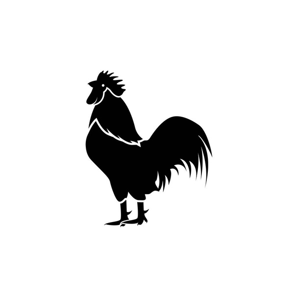 Chicken rooster icon design template vector isolated - ベクター画像