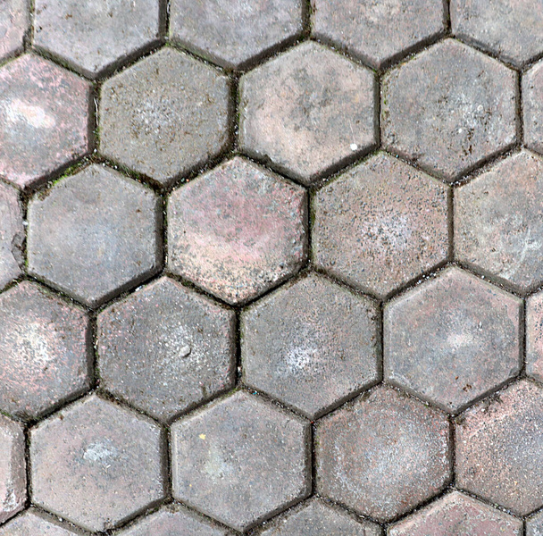 шестикутна цегляна підлога текстури фону, сірий мощення фон і шпалери
 - Фото, зображення