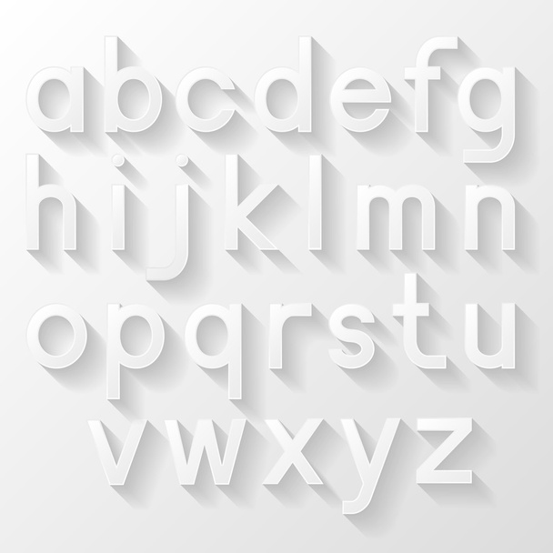 Graphic alphabet set - Wektor, obraz