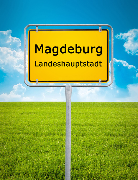 city sign of Magdeburg - Photo, image