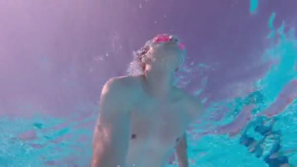 Homem mergulha Selfie - Filmagem, Vídeo
