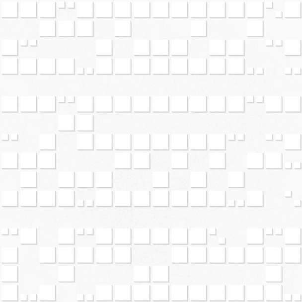 Seamless white rectangular origami pattern - Vector, Image