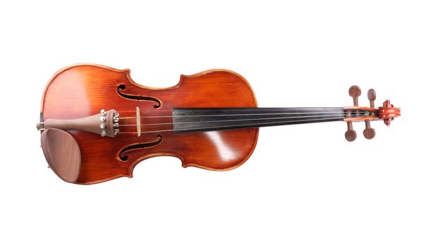 Red Violin Isolated - Photo, image