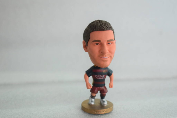 Lionel Messi 2015-16 sezon domu Jersey figurka - Zdjęcie, obraz