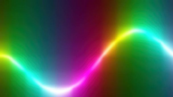 Animación colorido abstracto arco iris espectro línea  - Foto, Imagen