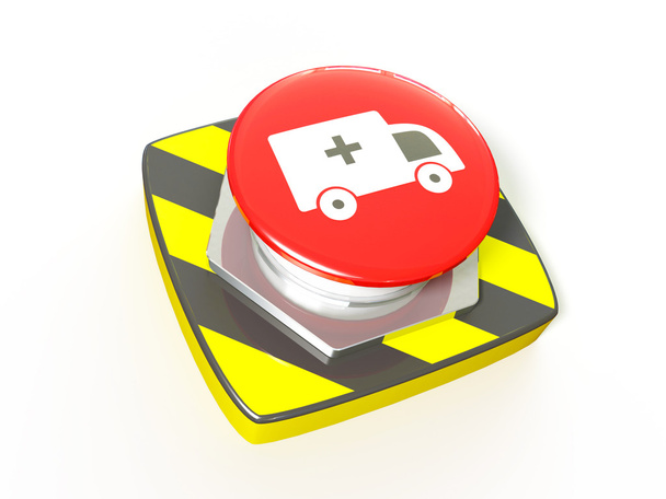 Interruptor de icono de ambulancia
 - Foto, Imagen