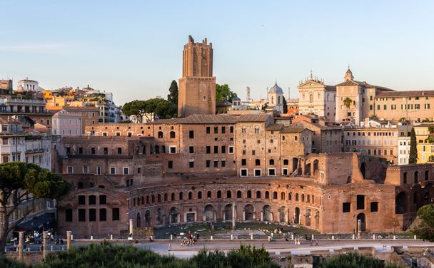 Trajan's Market in Rome, Italy - Photo, Image