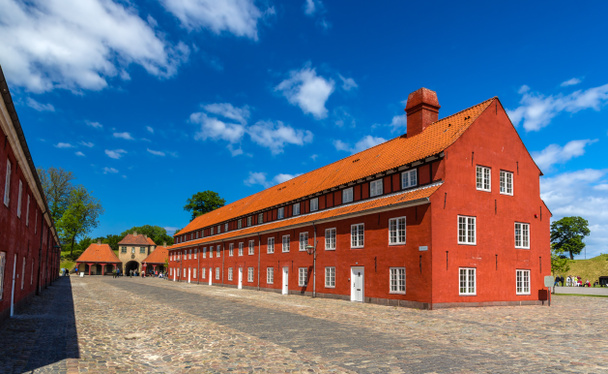 Barracks in Kastellet fortress, Copenhagen, Denmark - Zdjęcie, obraz