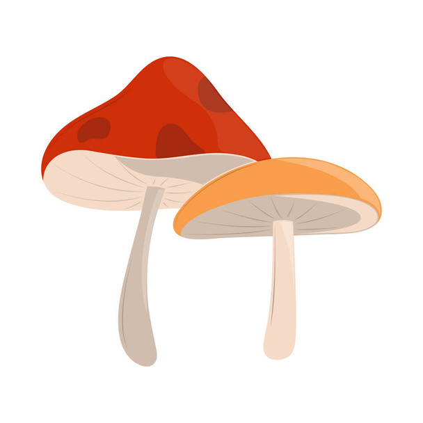 champignons plantes icône - Vecteur, image
