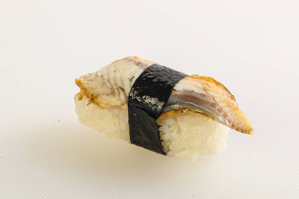 Japanese traditional sushi with eel fish - Фото, зображення