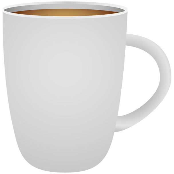 Cup with coffee - Vector, afbeelding