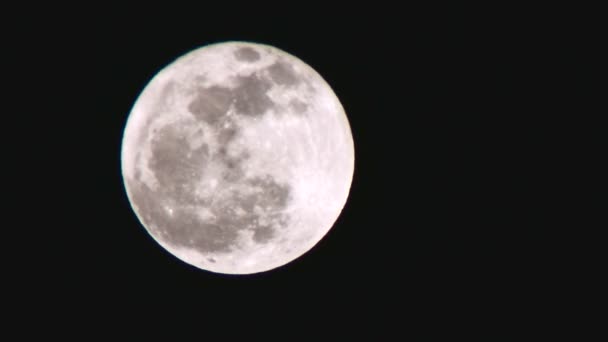 満月と飛行機 - 映像、動画