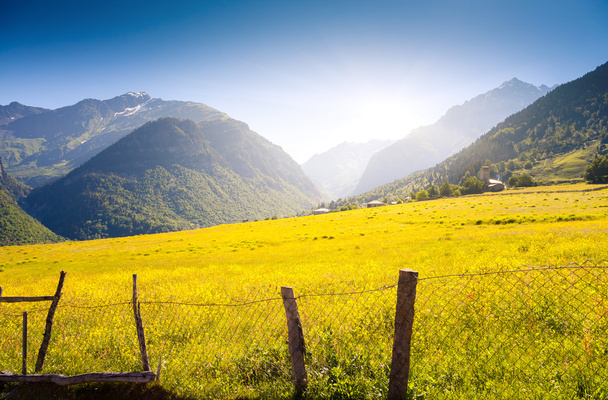 köy zhabeshi içinde Alpine meadows - Fotoğraf, Görsel