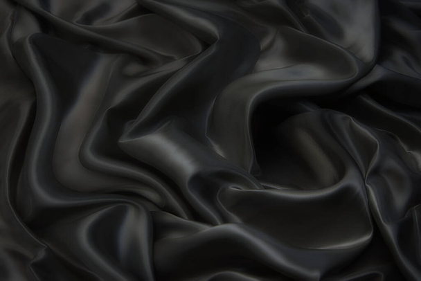 Texture de tissu viscose en gris. Contexte, modèle. - Photo, image