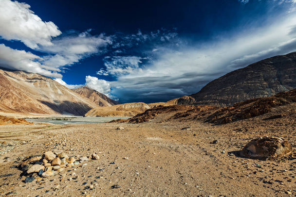 Nubra valley in Himalayas. Ladakh, India - Photo, Image