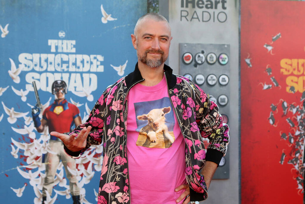 LOS ANGELES - AUG 2:  Sean Gunn at the The Suicide Squad Premiere at the Village Theater on August 2, 2021 in Westwood, CA - Photo, Image