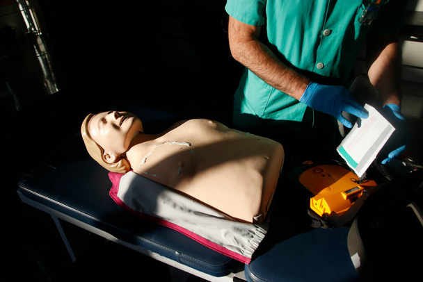Close up of a medical simulation mannequin - Photo, Image