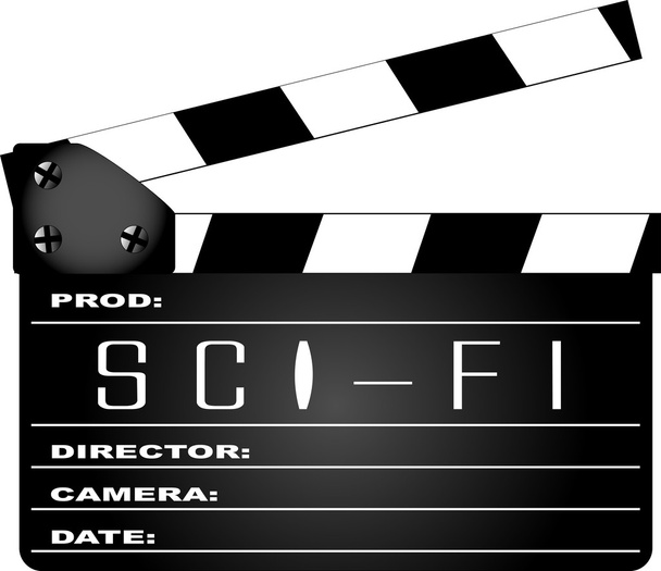 Science Fiction Clapperboard - Vector, Image