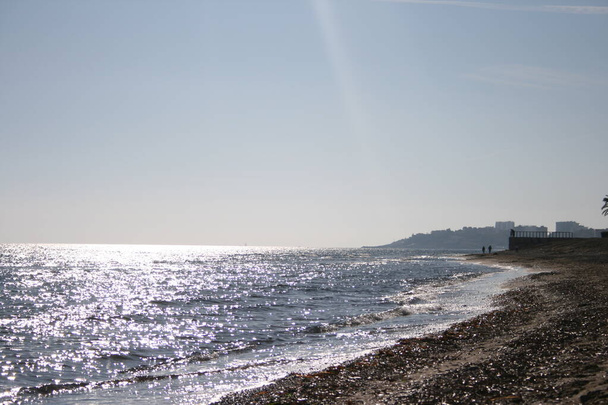 Пляж Озила в Испании. - Фото, изображение