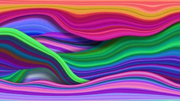 Хипстер цветовых волн гипноз психология в состоянии петли бесшовные - Кадры, видео