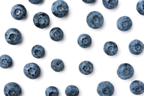 Blueberry isolated on white background. - 写真・画像