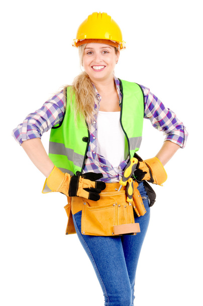Female constructor - Foto, Bild