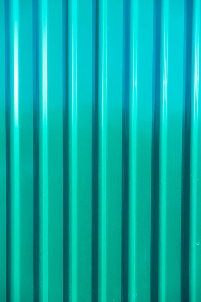 Zöld kerítés acél lemez textúra háttér - Fotó, kép