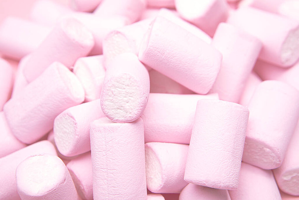 Růžové marshmallow bonbóny pozadí - Fotografie, Obrázek