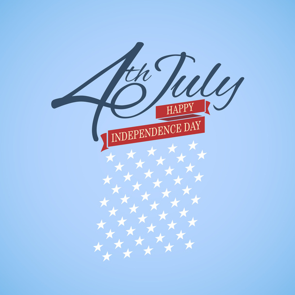 Feliz Dia da Independência Estados Unidos da América, 4 de Julho
 - Vetor, Imagem