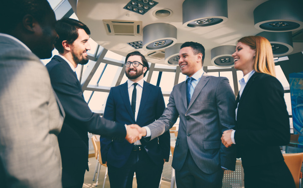 Business people handshaking - Photo, Image