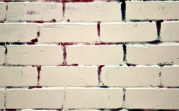 painted brick wall - Photo, Image