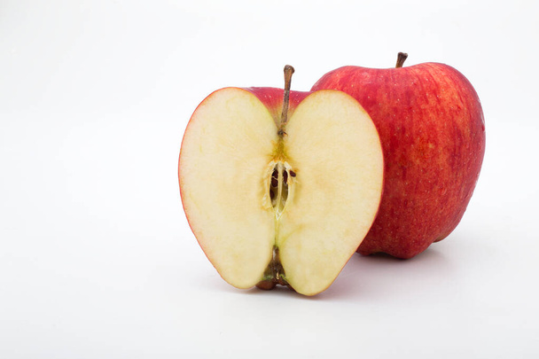 Red apple isolated on white background cutout - Valokuva, kuva