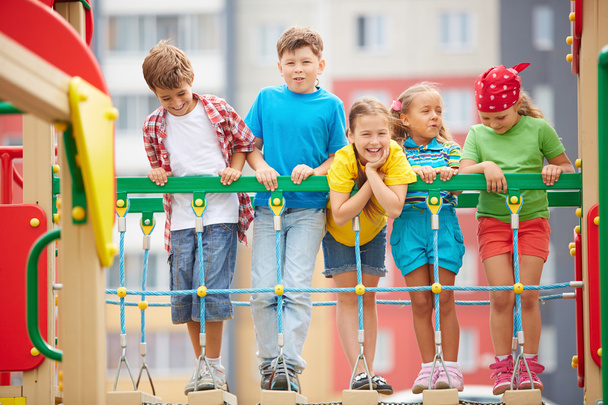 Kids on playground - Zdjęcie, obraz